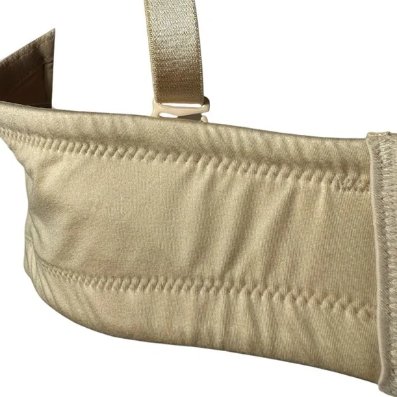 Wacoal Staying Power Wire Free Strapless Convertible Bra Sand Sz 38C 854372 NEW - Picture 9 of 14